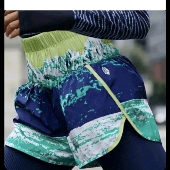 Free People FP Movement The Way Home High Waist Shorts Pink Size XL Athletic - Picture 3 of 7